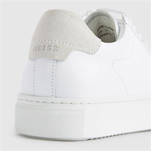 REISS FINLEY Leather Trainers